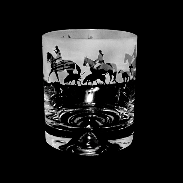The Milford Collection Hunting Scene Whisky Tumbler