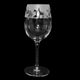 The Milford Collection Hunting Scene Wine Glass