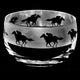 The Milford Collection Racehorse Small Crystal Bowl