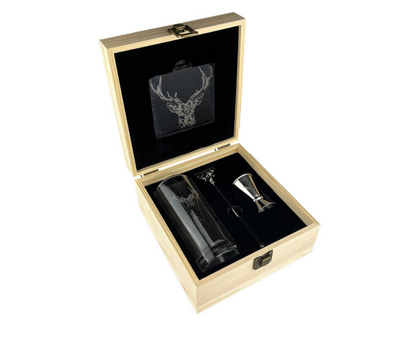 Selbrae House Highball Drinks Set - Stag Prince