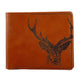 Selbrae House Leather Wallet - Stag