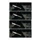 Selbrae House 4 Mini Slate Cheese Board and Knife Sets - Christmas Highland