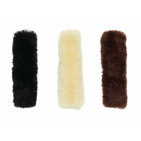 Cameo Deluxe Fur Noseband/ Cheek Pieces - Cream