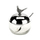 Orchid Designs Pheasant Jam Pot and Spoon