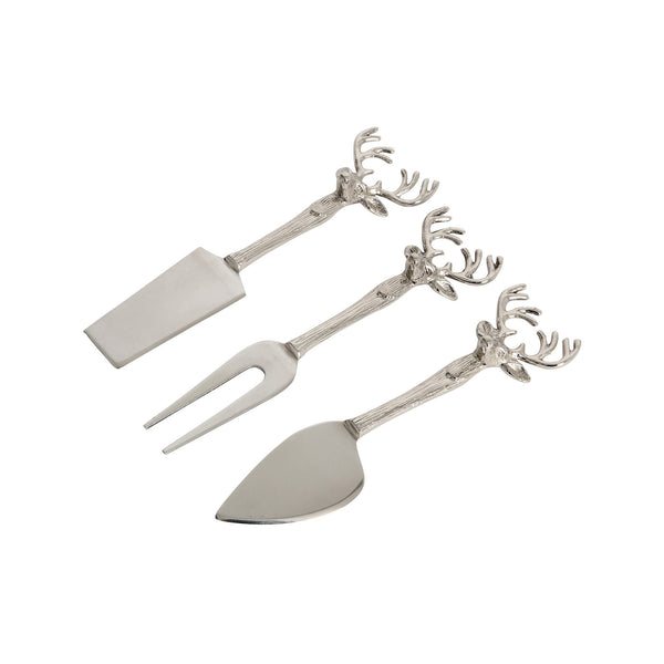 Culinary Concepts Stag Head Three Piece Cheese Serving Set