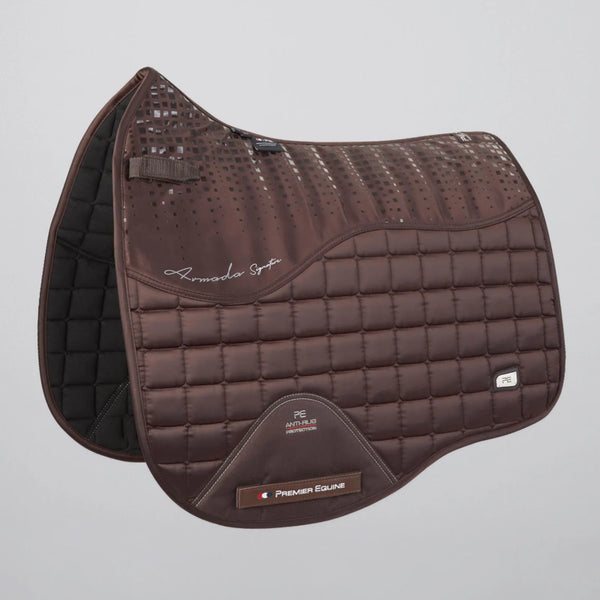 Premier Equine Armada Close Contact Dressage Square - Brown
