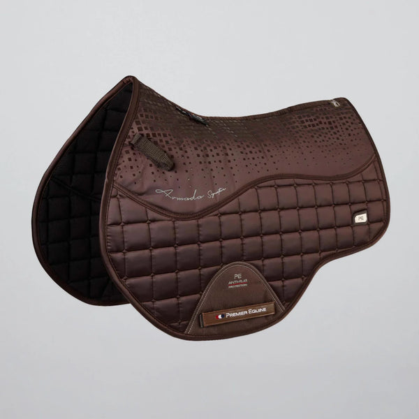 Premier Equine Armada Close Contact GP/Jump Square - Brown