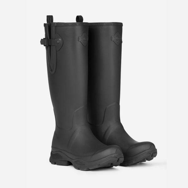 LeMieux Mens Ultra Stride Wellington Boots - Black