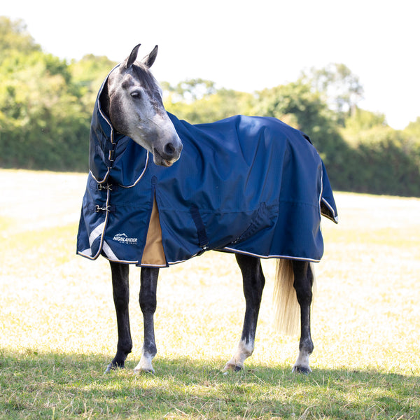 Highlander Plus Lite Combo Turnout Rug - Navy