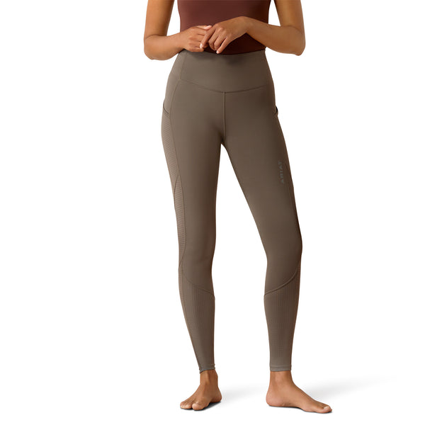 Ariat Ladies Breathe Eos Half Grip Tight - Plum Grey