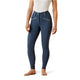 Ariat Ladies Tri Factor Grace Knee Patch Breech - Dark Denim