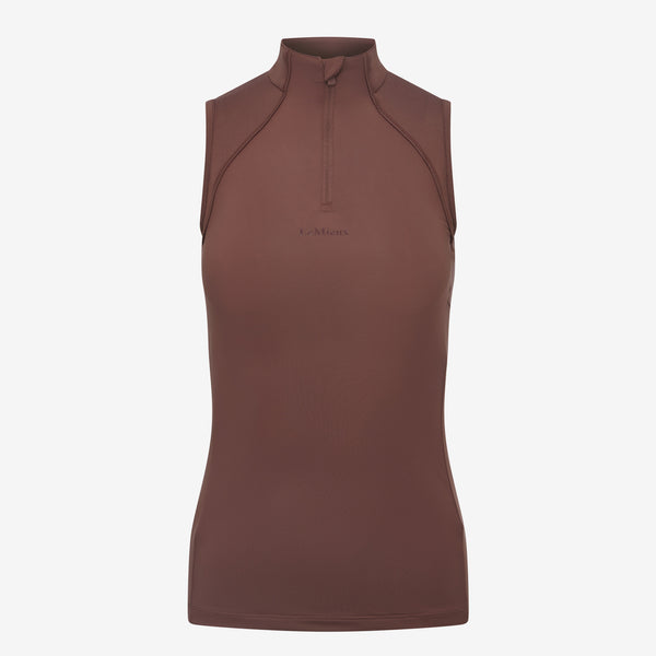 LeMieux Maria Mesh Sleeveless Baselayer - Rosewood