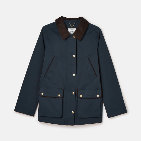 Joules Ladies Katherine Waterproof Heritage Coat - Navy
