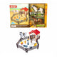 Twin Horse Set With Stable & Fences