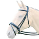 Bridleway Lavello Padded Crank Flash Bridle - Black