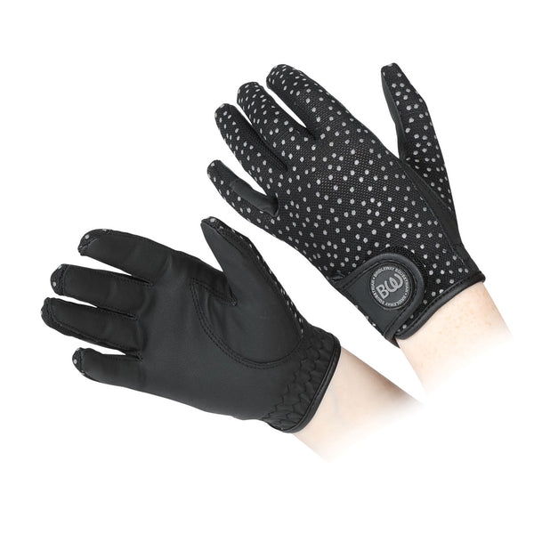 Bridleway Cheltenham Riding Gloves - Black