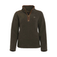 Holland Cooper Country Fleece Quarter Zip - Khaki Borg