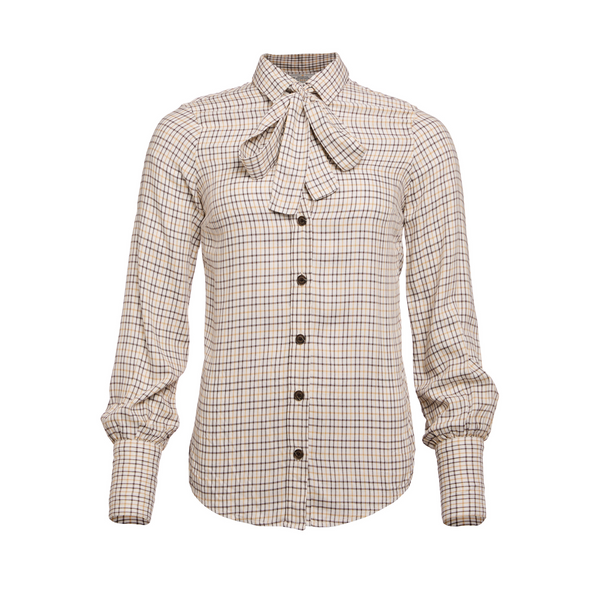 Holland Cooper Heritage Shirt - Cheltenham Camel Check