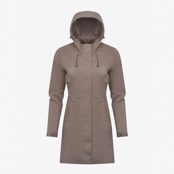 LeMieux Grace Long Rain Jacket - Pecan