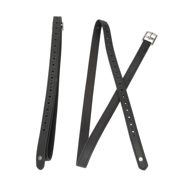 Velociti Lusso Wrapped Stirrup Leathers - Black