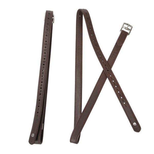 Velociti Lusso Wrapped Stirrup Leathers - Havana