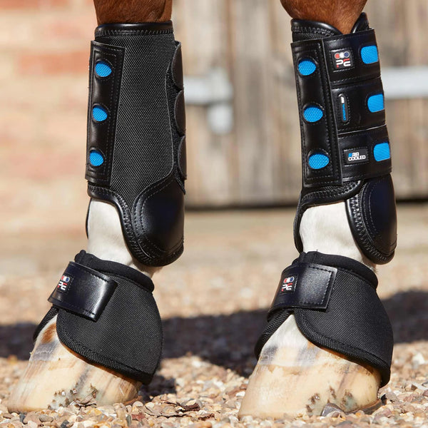 Premier Equine Air Cooled Original Eventing Boots - Black