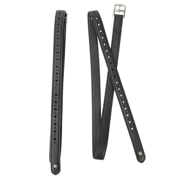 Velociti Lusso Non Stretch Stirrup Leathers - Black