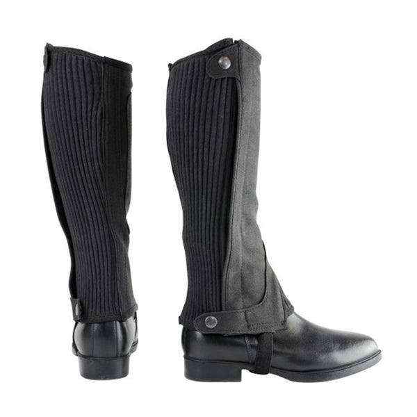Hy Equestrian Amara Children's Half Chaps - Black