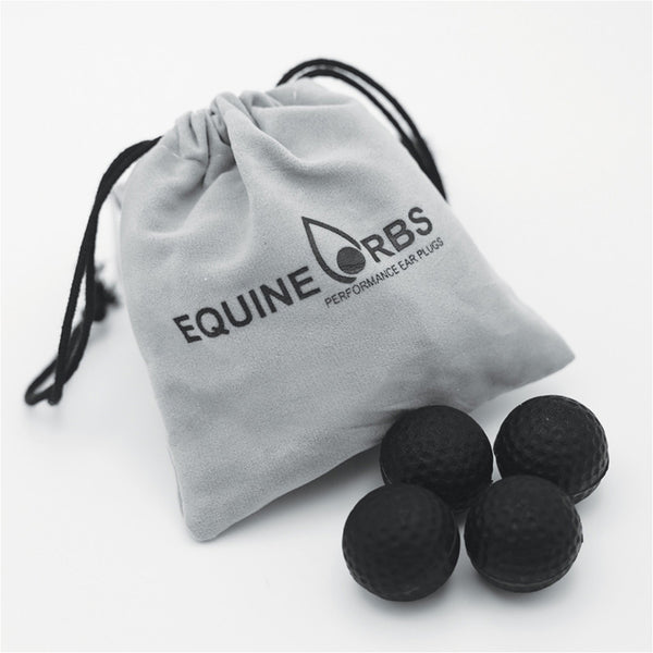 Equine Orbs Performance Ear Plugs - Black