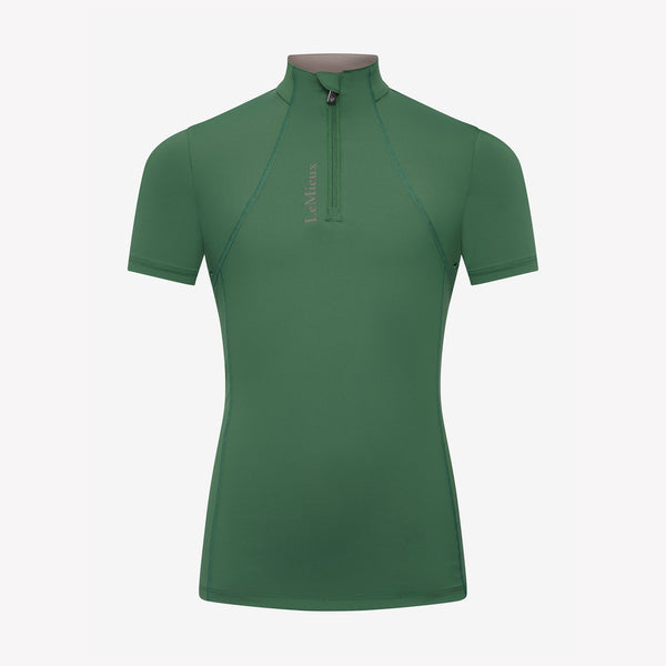 LeMieux Young Rider Classique Short Sleeve Base Layer - Hunter Green
