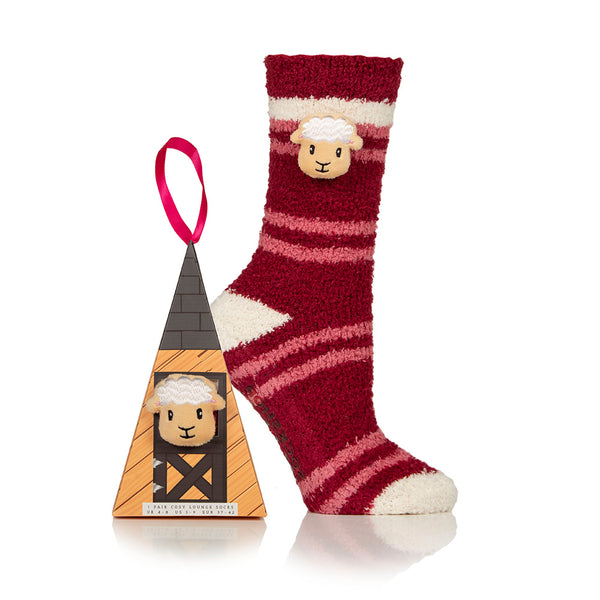 Wildfeet Ladies Pyramid Patterned Boxed Gift - Sheep