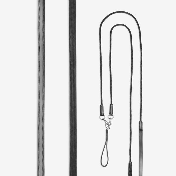 LeMieux Leather Draw Reins - Black