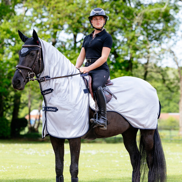 LeMieux Ride on Fly Rug - Grey