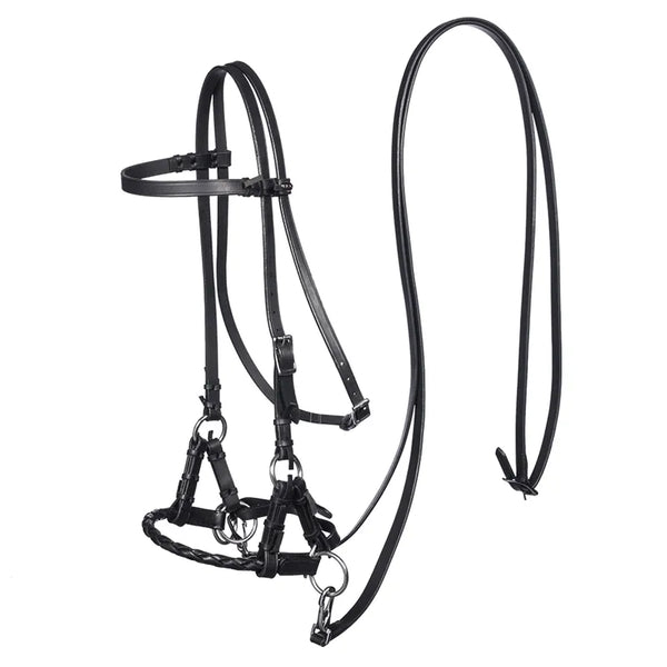 F.R.A Pariba Sidepull Bridle - Black