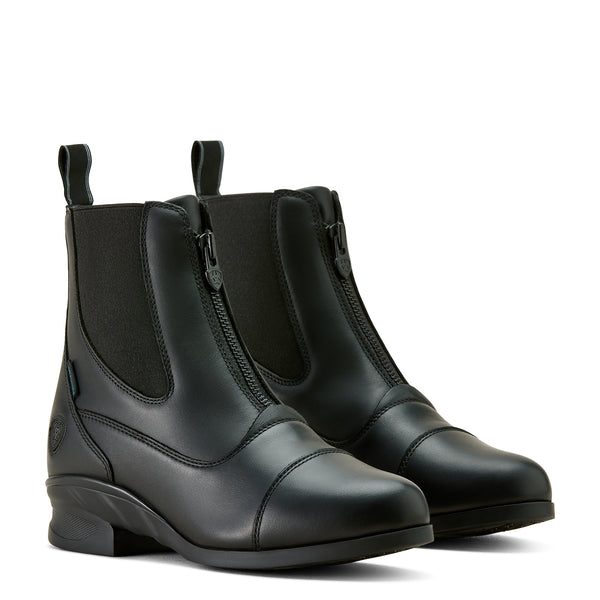 Ariat Ladies Heritage Zip H20 Insulated Paddock Boot - Black