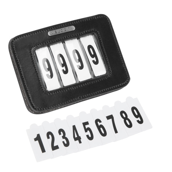 Velociti Saddlecloth 4 Number Holder - Black