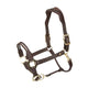 Velociti LUSSO Soria Control Leather Headcollar - Havana