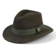 Hicks and Brown Norfolk Fedora - Olive Green