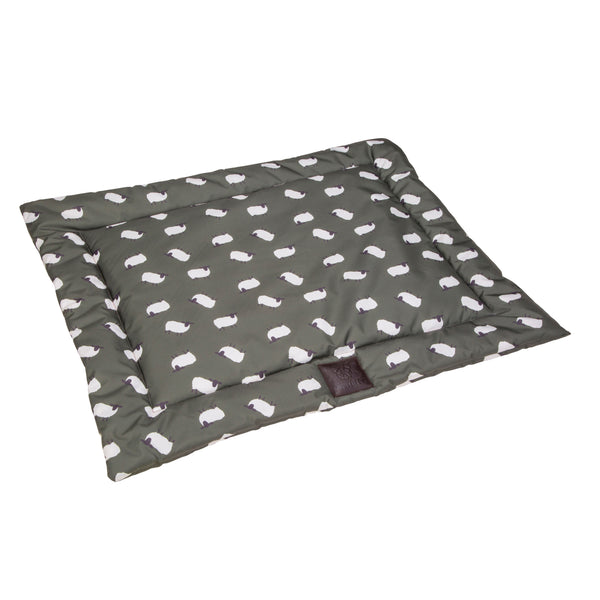 Digby and Fox Waterproof Padded Dog Bed - Sheep
