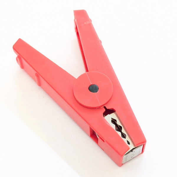Stockshop Crocodile Clip - Red