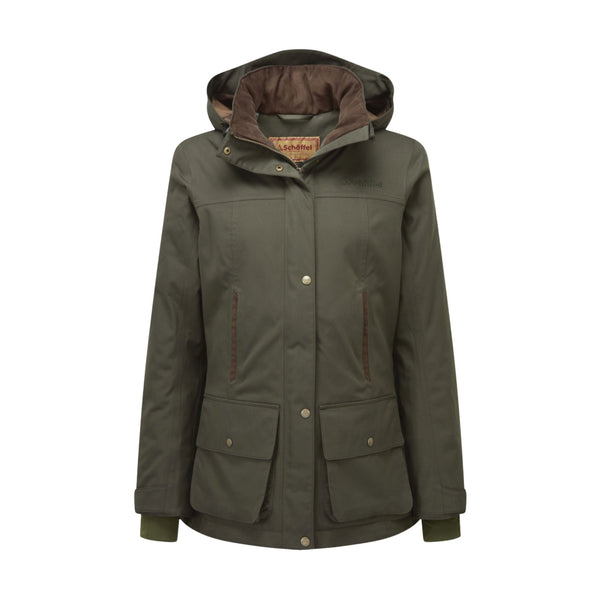 Schoffel Ladies Langton Country Coat - Dark Woodland