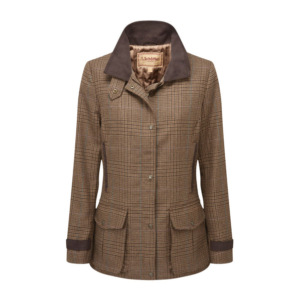 Schoffel Ladies Murra Tweed Coat - Teviot Tweed