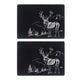 Selbrae House 2 Slate Place Mats - Scenic Stag