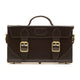 Chatham Pull Up Leather Loader Case - Dark Brown