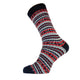 Gemjar Wool Blend Socks - Grey/Red