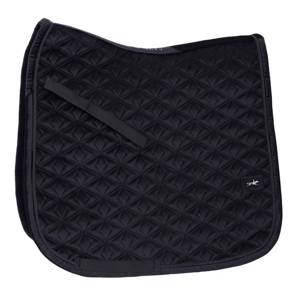 Schockemohle Saddlepad SP Velvet D Style - Dark Grey