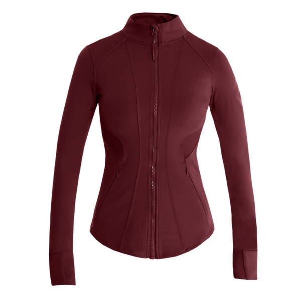Aztec Diamond Core Fitted Jacket - Cherry