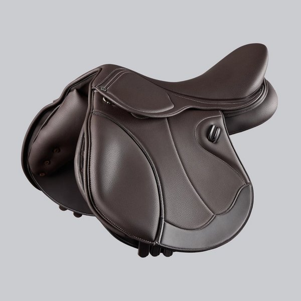 Premier Equine Bastia Synthetic Jump Saddle - Dark Havana