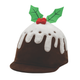 Equetech Christmas Plum Pudding Hat Silk