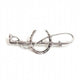 Hiho Silver Sterling Silver Horseshoe and Crop Stock Pin